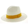 Chapeau Fédora Tanti Panama Blanc- Traclet Reference : 9521 | Chapellerie Traclet
