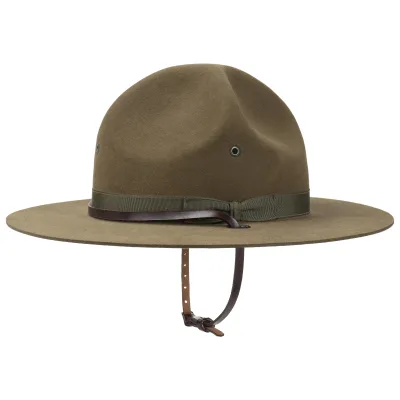 Chapeau Scout Campaign Feutre Poil Olive- Stetson Reference : 9525 | Chapellerie Traclet