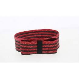 Black & Red Ceremony Headband - Traclet