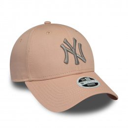 Essential League Strapback Cap Light Pink Cotton - New Era