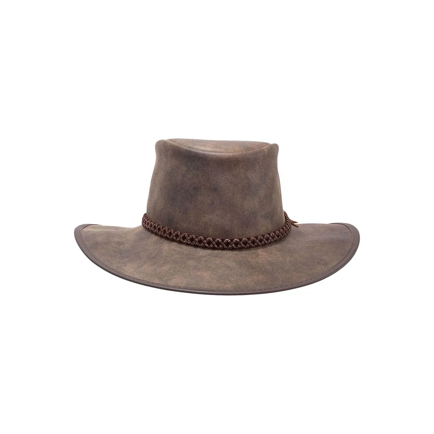 Chapeau Traveller Crusher Bomber Cuir Marron - American Hat Makers Reference : 9554 | Chapellerie Traclet