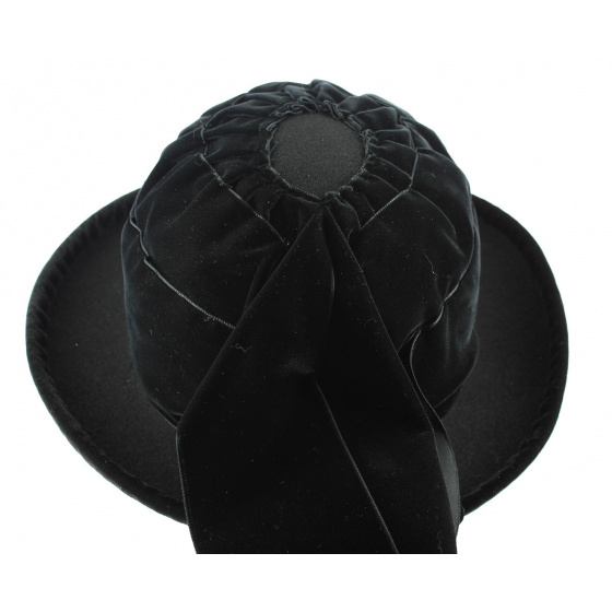 Bigouden Hat Wool Felt Black -Traclet Bigouden Hat Wool Felt Black -Traclet