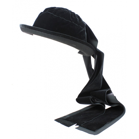 Bigouden Hat Wool Felt Black -Traclet Bigouden Hat Wool Felt Black -Traclet