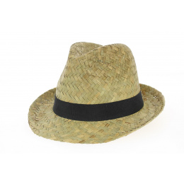 Straw Tropical Trilby Hat - Traclet