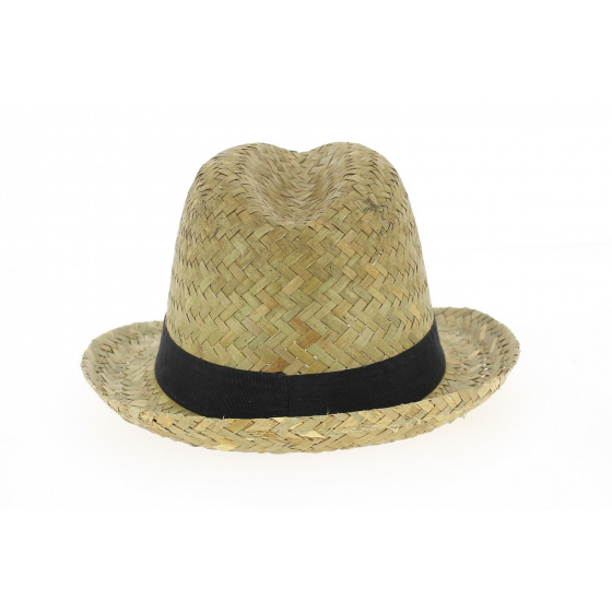 Straw Tropical Trilby Hat - Traclet