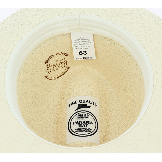 Homero Ortega Natural Panama Fedora Hat