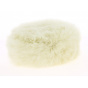 Karolina White Faux Fur Toque - Traclet