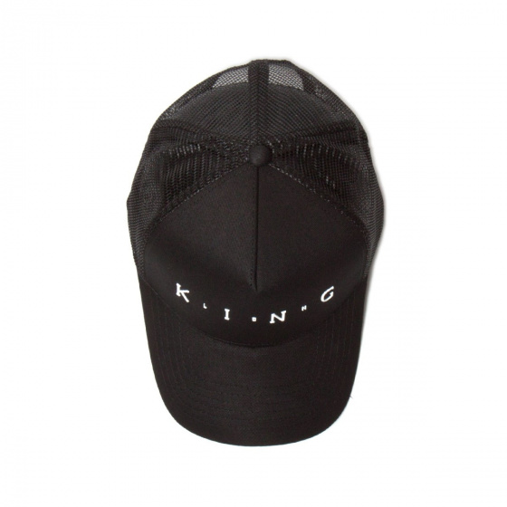 Casquette Trucker Aldgate Noire- King Apparel  Casquette Trucker Aldgate Noire- King Apparel