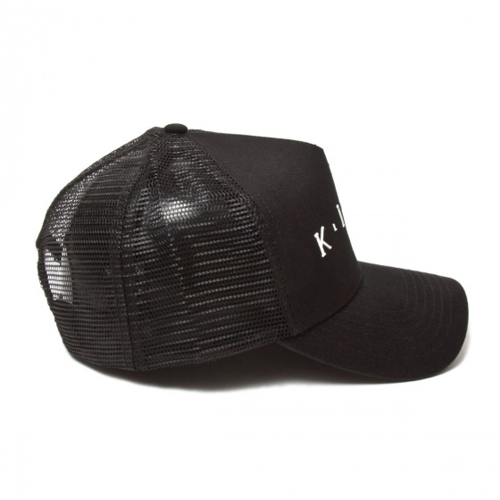 Casquette Trucker Aldgate Noire- King Apparel  Casquette Trucker Aldgate Noire- King Apparel