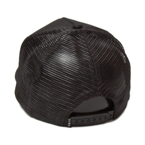 Casquette Trucker Aldgate Noire- King Apparel  Casquette Trucker Aldgate Noire- King Apparel