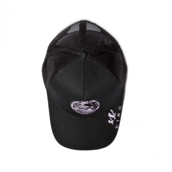 Black Explorer Trucker Cap - King Apparel Black Explorer Trucker Cap - King Apparel