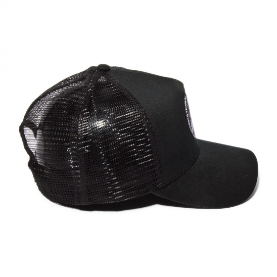 Black Explorer Trucker Cap - King Apparel Black Explorer Trucker Cap - King Apparel