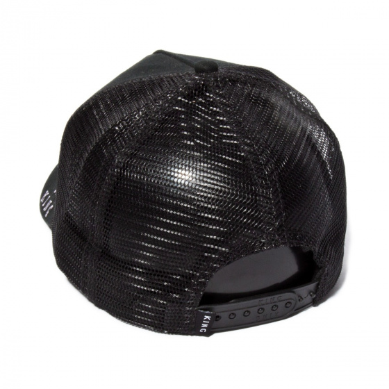 Black Explorer Trucker Cap - King Apparel Black Explorer Trucker Cap - King Apparel