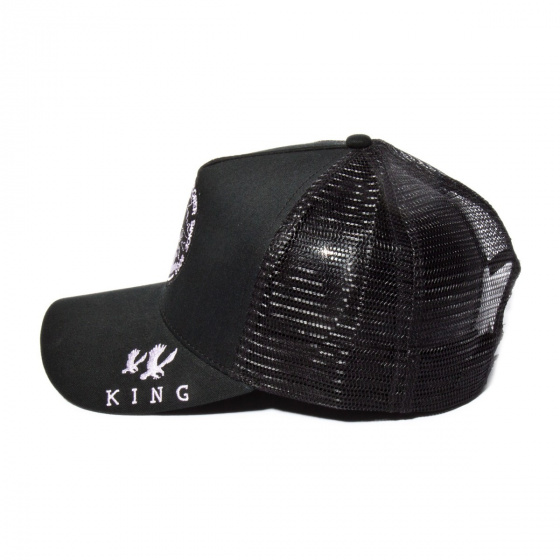 Casquette Trucker Explorer Noire- King Apparel