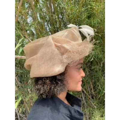 Chapeau de Cérémonie Enora Paille - Traclet  Reference : 9571 | Chapellerie Traclet