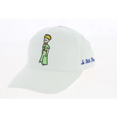 Casquette Baseball Strapback Le Petit Prince Coton Blanche- Le Petit Prince  Reference : 9580 | Chapellerie Traclet