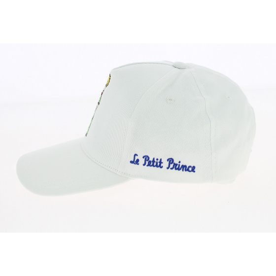 Casquette Baseball Strapback Le Petit Prince Coton Blanche- Le Petit Prince 