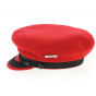 Red Elven Sailor Cap in Wool-Traclet