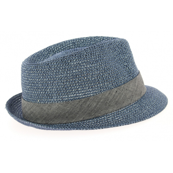 Reidton Blue Toyo Trilby Hat - Stetson Reidton Blue Toyo Trilby Hat - Stetson