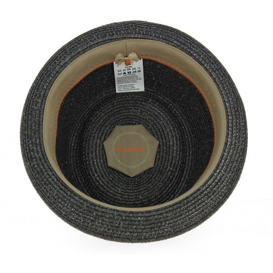 Robston Toyo Anthracite Porkpie Hat - Stetson