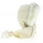 Jacqueline Cream Polar Hood - Traclet