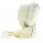 Jacqueline Fleece Hood Cream - Traclet