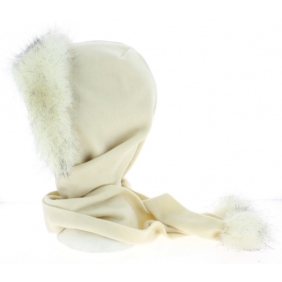 Capuche  Jacqueline Polaire Crème - Traclet