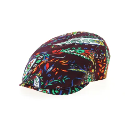 Casquette Plate Panissières Bordeaux- Flechet Reference : 9596 | Chapellerie Traclet