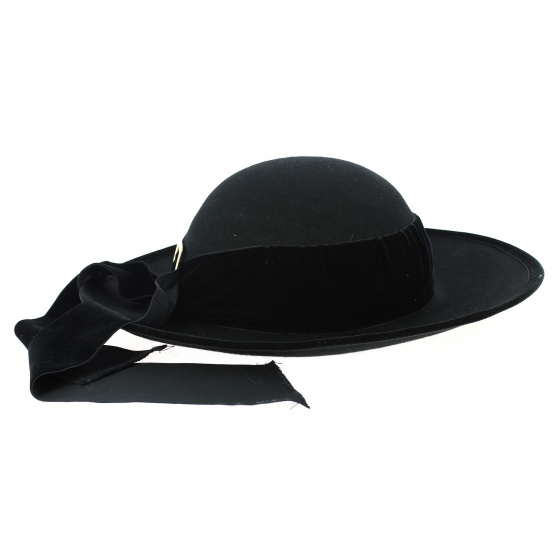 Black Elliant Breton Hat - Traclet