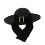 Black Elliant Breton Hat - Traclet