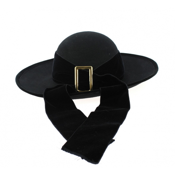 Black Elliant Breton Hat - Traclet Black Elliant Breton Hat - Traclet