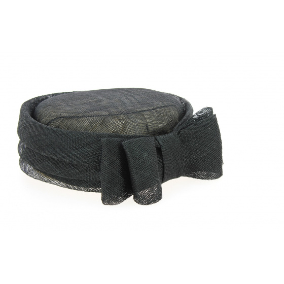 Carla Bruni Black Hemp Ceremony Hat - Traclet