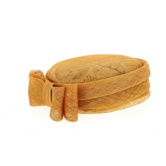 Chapeau Cérémonie Carla Bruni Chanvre Orange- Traclet