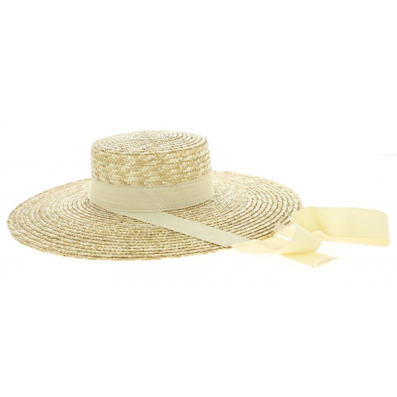 Toulouse Hat Natural Straw - Traclet Toulouse Hat Natural Straw - Traclet