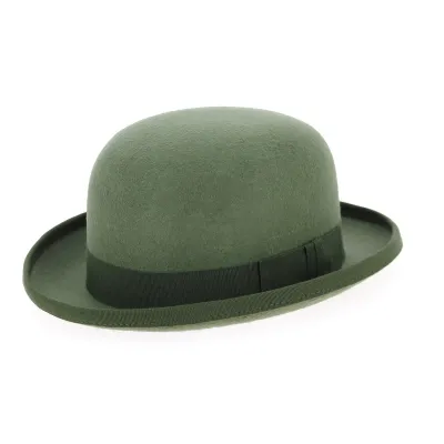 Green St Patrick wool felt bowler hat Reference: 4674 | Chapellerie Traclet