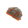 Toque Ilda Laine Marron & Orange- Traclet  Reference : 9619 | Chapellerie Traclet