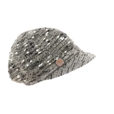 Casquette Gavroche Shetland Taupe- Traclet  Reference : 9638 | Chapellerie Traclet