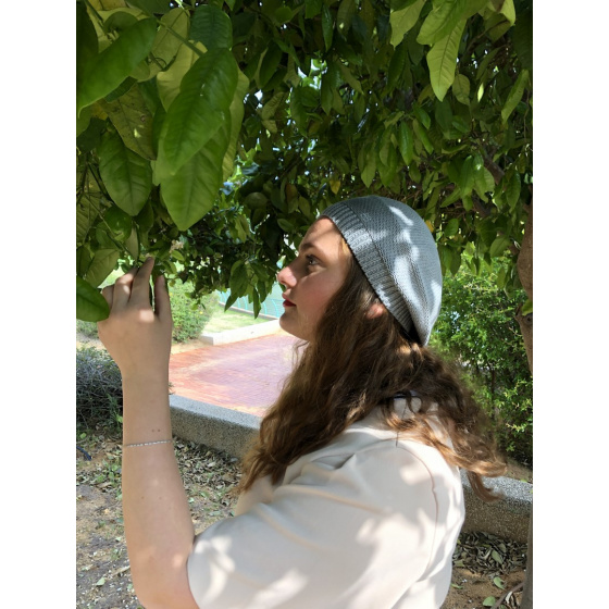 Elipsse Cotton Gray Summer Beret - BeBeret