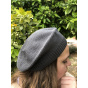 Grey Cotton Sacha Beret - BeBeret