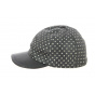 Black Leather Borchiata Baseball Cap - Traclet