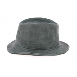 Traveller Hat Nappa Leather Anthracite Gray - Traclet