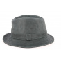 Traveller Hat Nappa Leather Anthracite Gray - Traclet