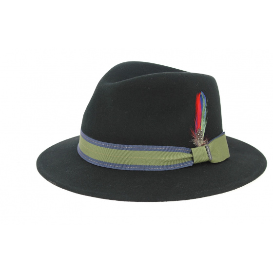 Traveller Tombstone Felt Wool Hat Black- Stetson