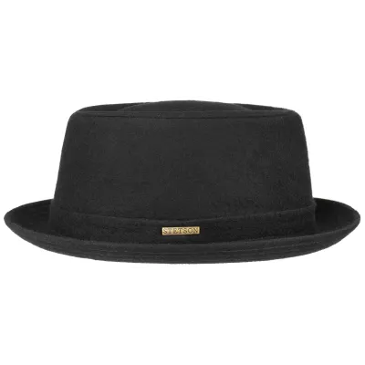 Chapeau Porkpie Berning Noir - Stetson