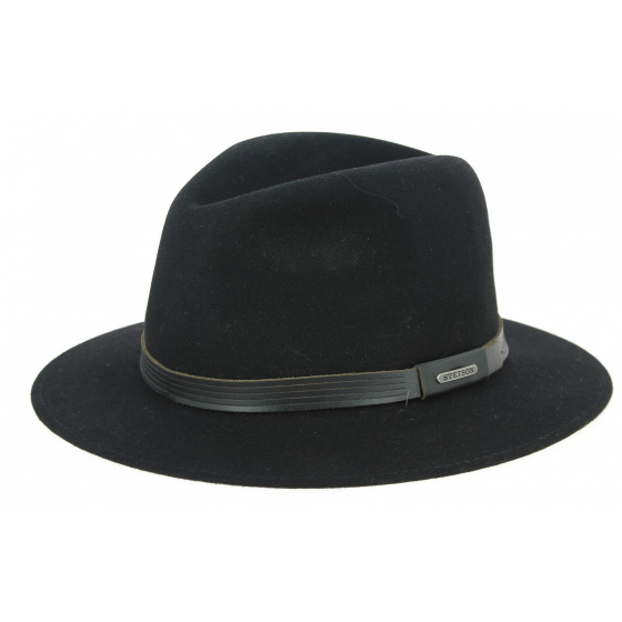 Chapeau Feutre Poil Carrboro Noir- Stetson 