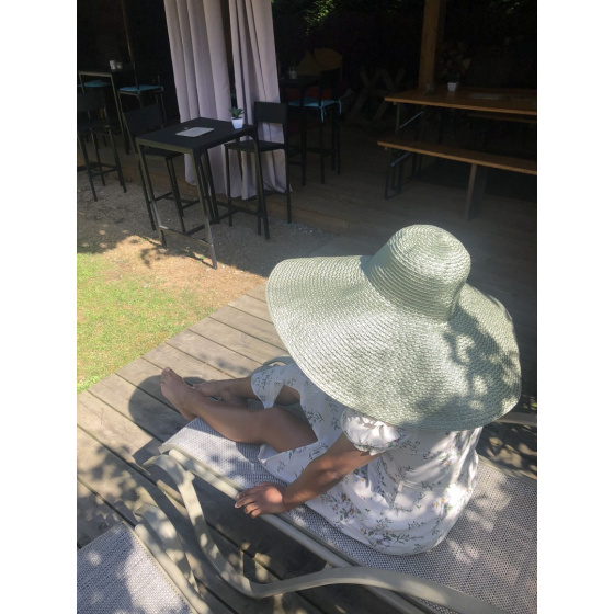 Capeline Thonon Vert Métallisé- Traclet 