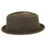 Chapeau Porkpie Veradale Feutre Laine Marron- Stetson Reference : 2516 | Chapellerie Traclet