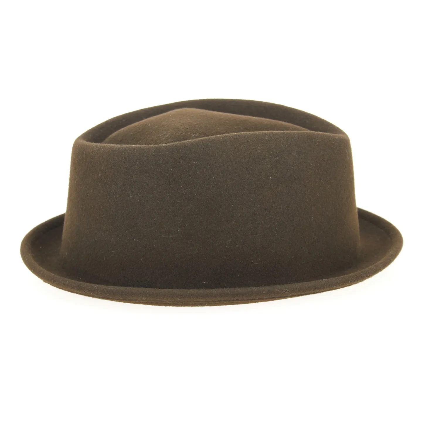 Chapeau Porkpie Veradale Feutre Laine Marron- Stetson Reference : 2516 | Chapellerie Traclet