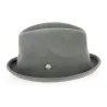 Grey Wool Felt Porkpie Spearfish Hat - Stetson Reference: 4500 | Traclet Hatmakers