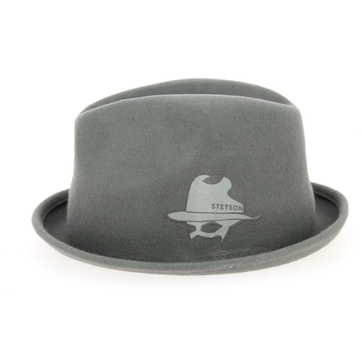Grey Wool Felt Porkpie Spearfish Hat - Stetson Reference: 4500 | Traclet Hatmakers